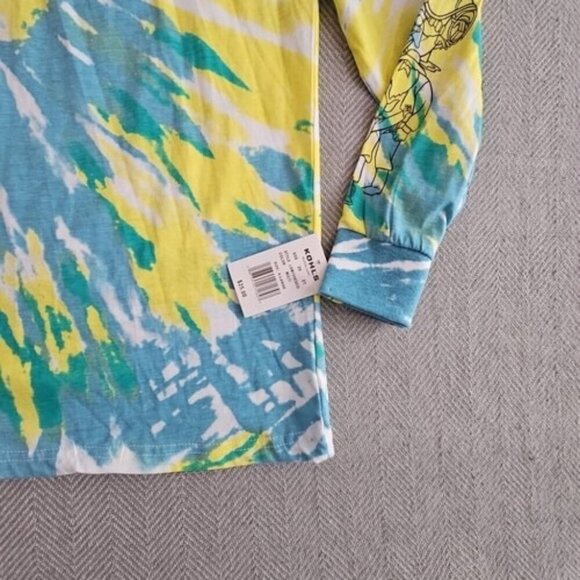 Scooby-Doo Mystery Machine Long Sleeve Tie-Dye T-Shirt Men's XL New w/ Tag - Picture 2 of 10